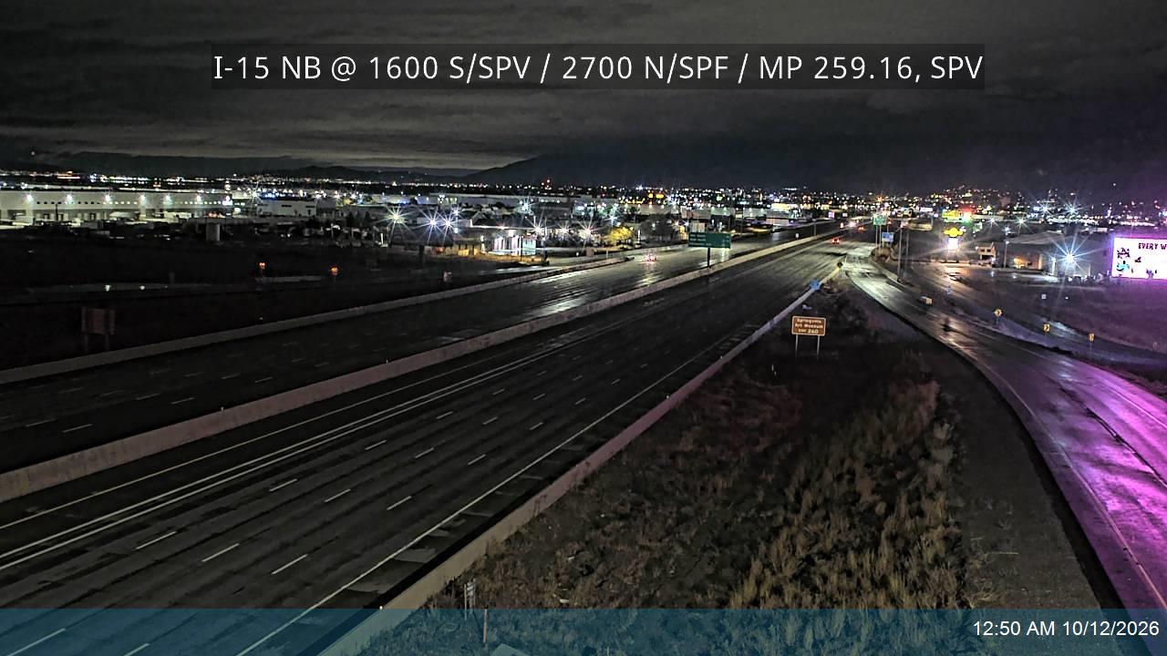 I-15 NB Ramps @ 1600 S,SPV / 2700 N,SPF