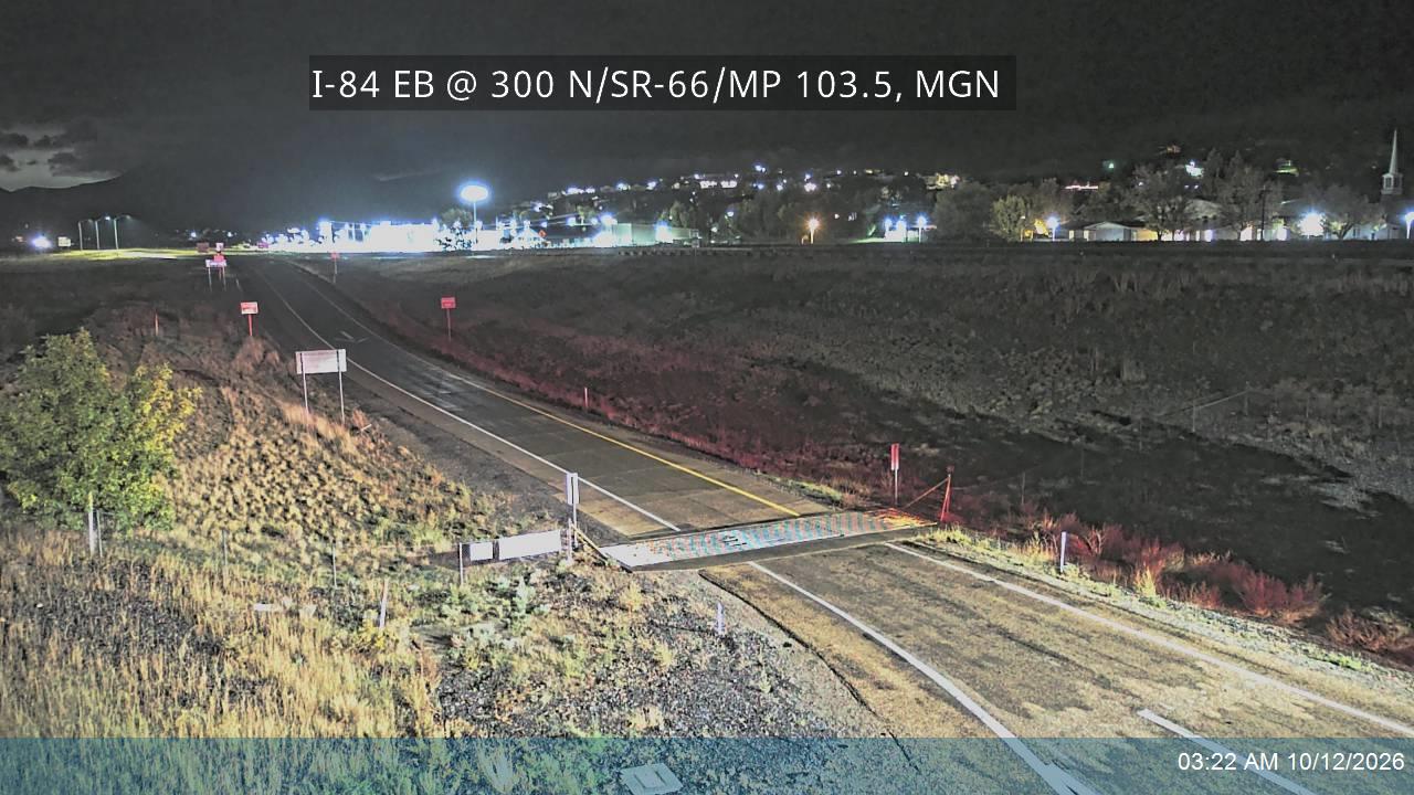 I-84 Off-ramp EB @ 300 N / SR-66 / MP 103.5, MGN