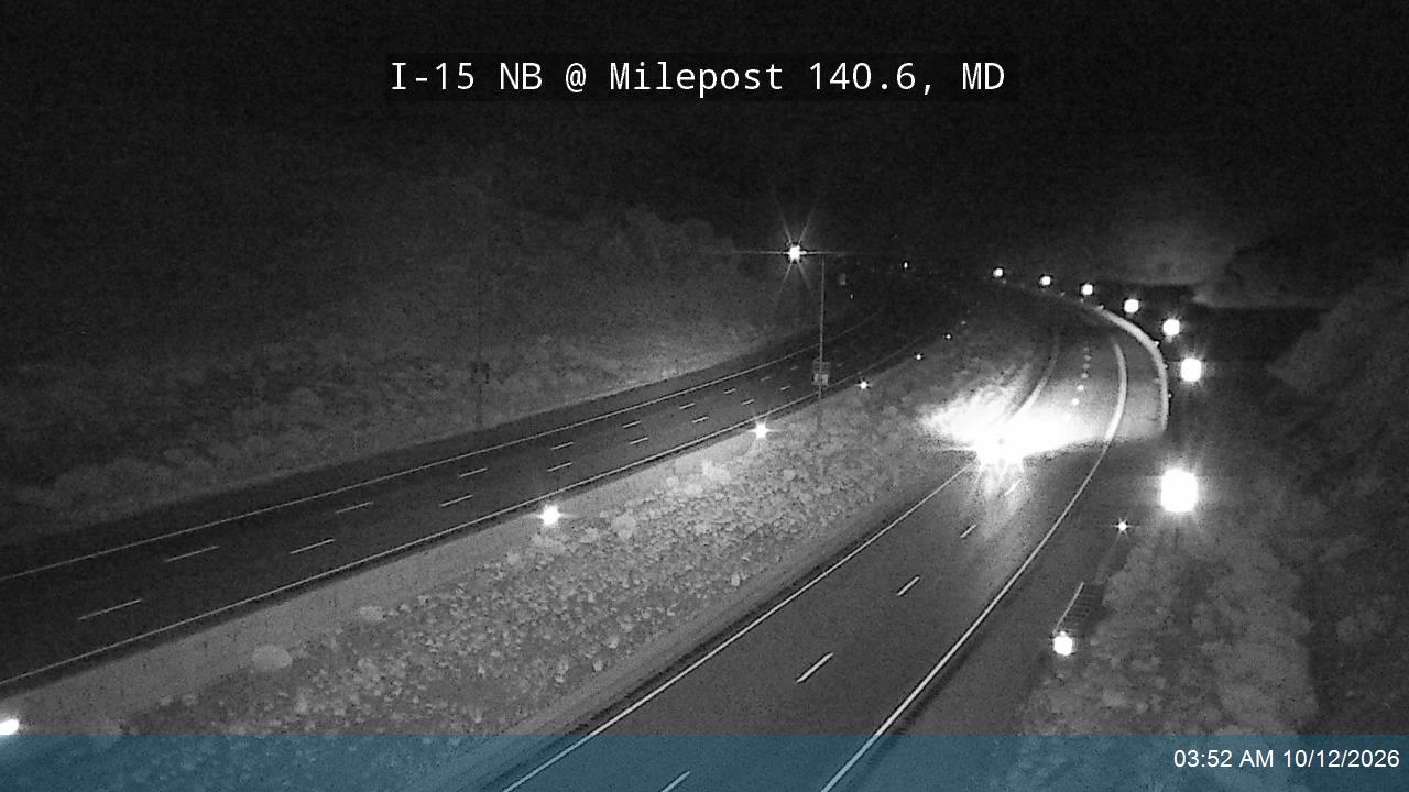 I-15 NB @ Milepost 140.6, MD