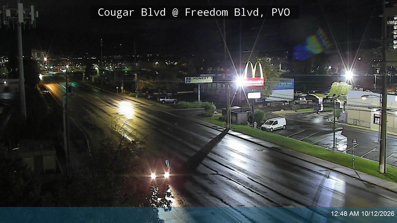 Cougar Blvd / 1230 N @ Freedom Blvd / 200 W, PVO