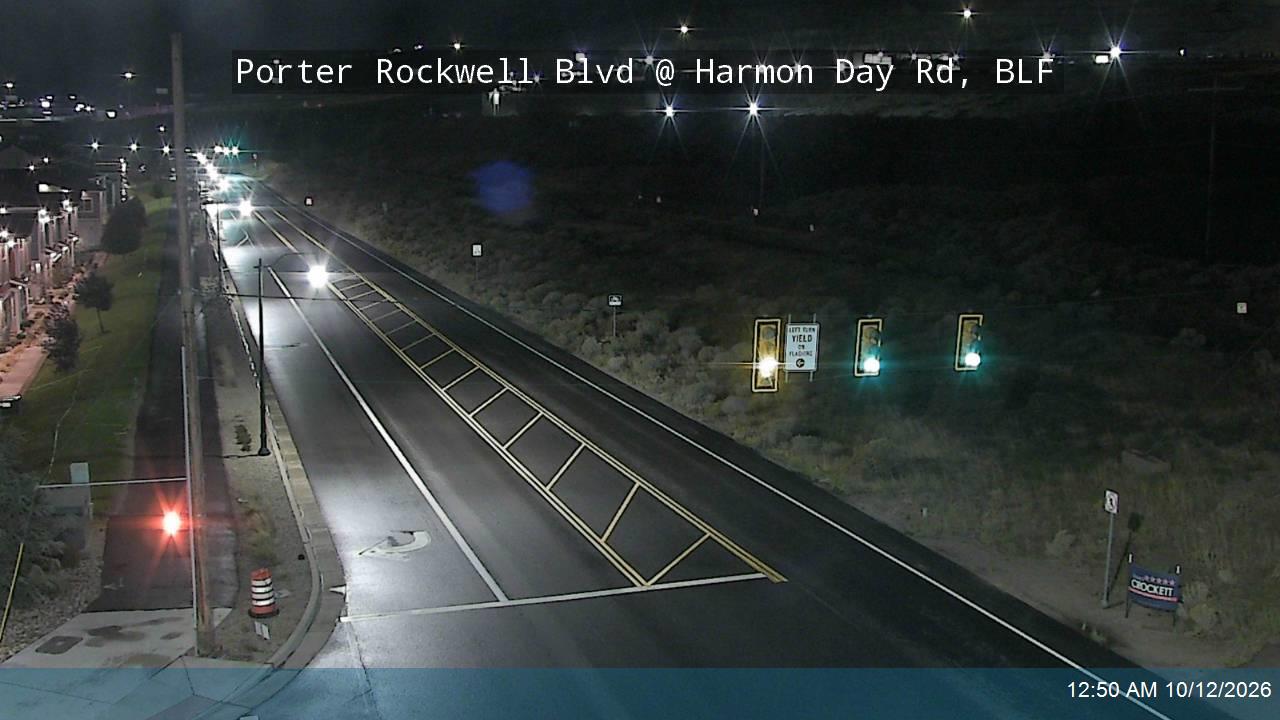 Porter Rockwell Blvd @ Harmon Day Rd, BLF