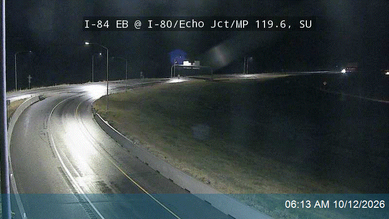 I-84 EB @ I-80 / Echo Jct / MP 119.6, SU