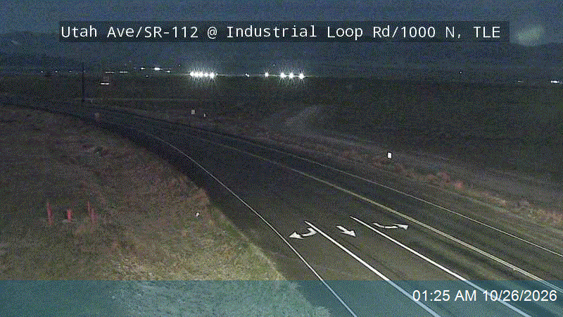 Utah Ave / SR-112 @ Industrial Loop Rd / 1000 N / SR-112, TLE