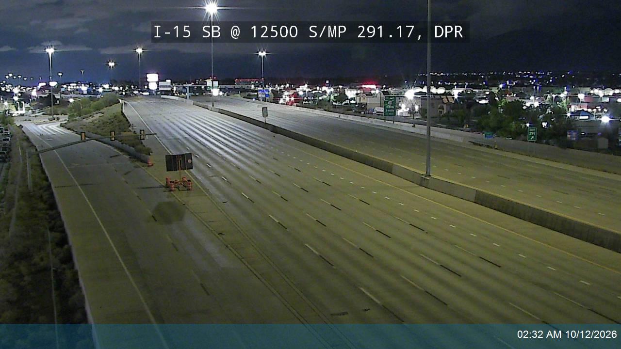 I-15 SB @ 12500 S / MP 291.17, DPR