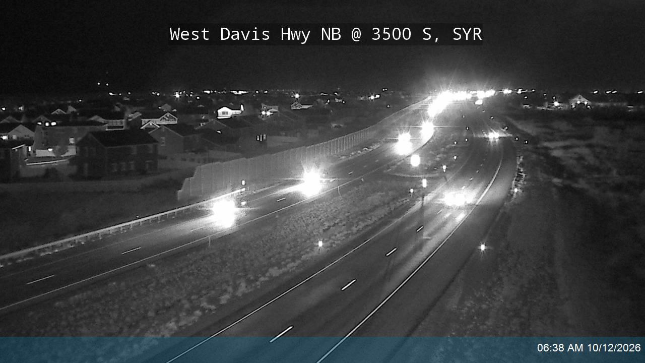 West Davis Hwy / SR-177 NB @ 3500 S / MP 11.15, SYR
