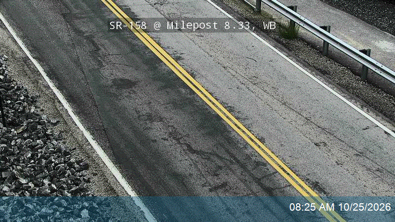 SR-158 @ Milepost 8.33, WB
