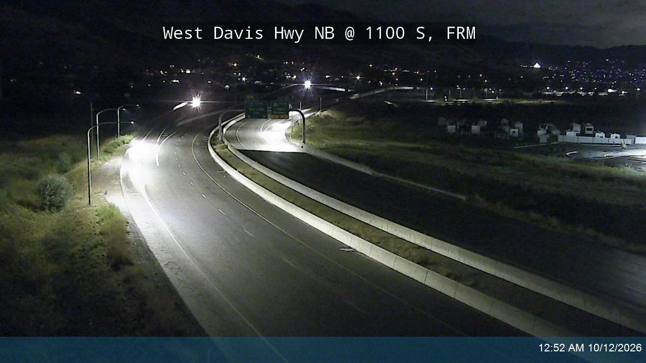 West Davis Hwy / SR-177 NB @ 1100 S / MP 0.05, FRM