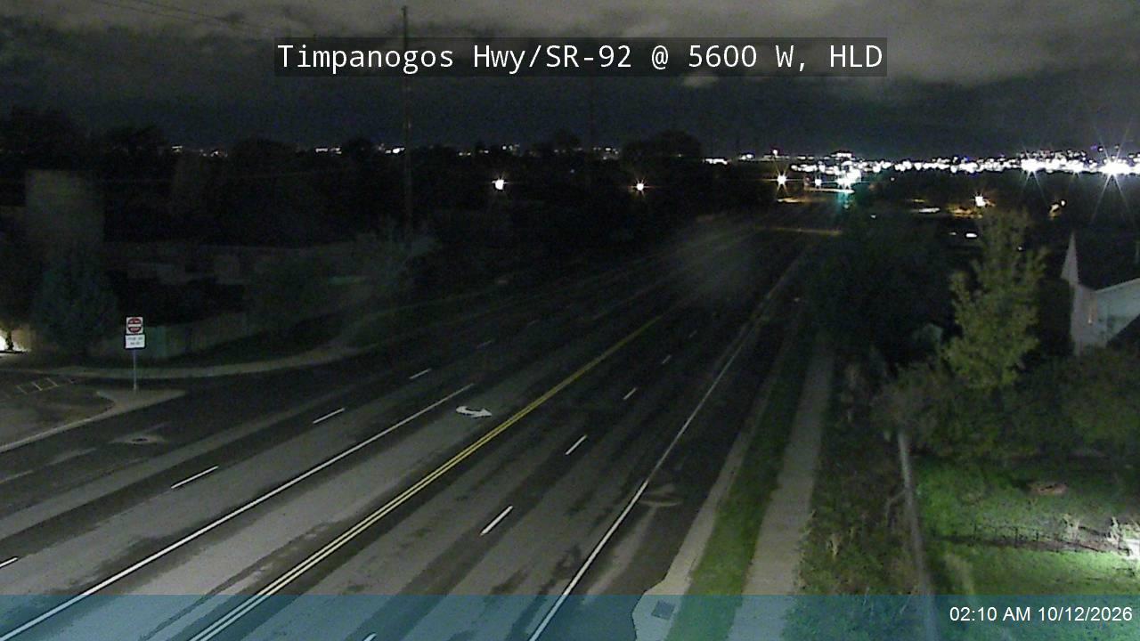 Timpanogos Hwy / 11000 N / SR-92 @ 5600 W, HLD