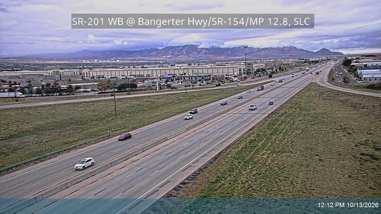 SR-201 WB @ Bangerter Hwy / SR-154 / MP 12.8, SLC