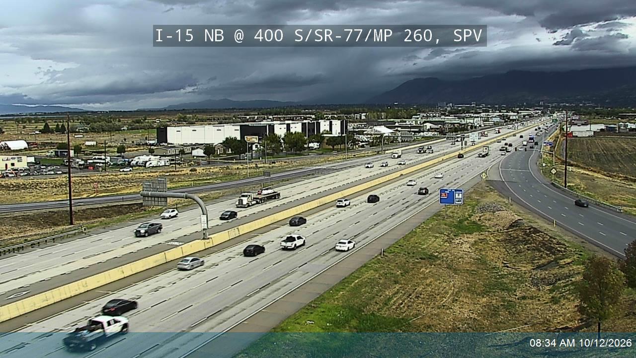 I-15 NB @ 400 S / SR-77 / MP 260, SPV