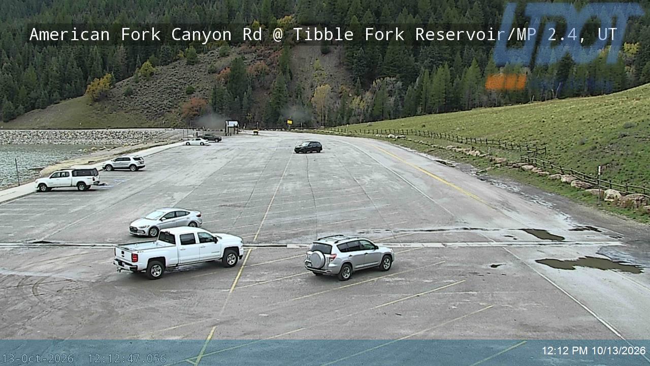 American Fork Canyon Rd / SR-144 @ Tibble Fork Reservoir / MP 2.4, UT