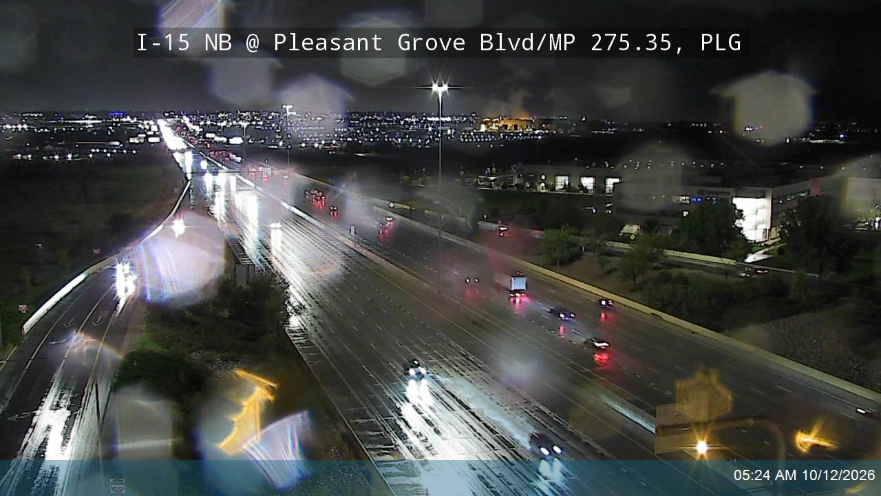 I-15 NB @ Pleasant Grove Blvd / MP 275.35, PLG