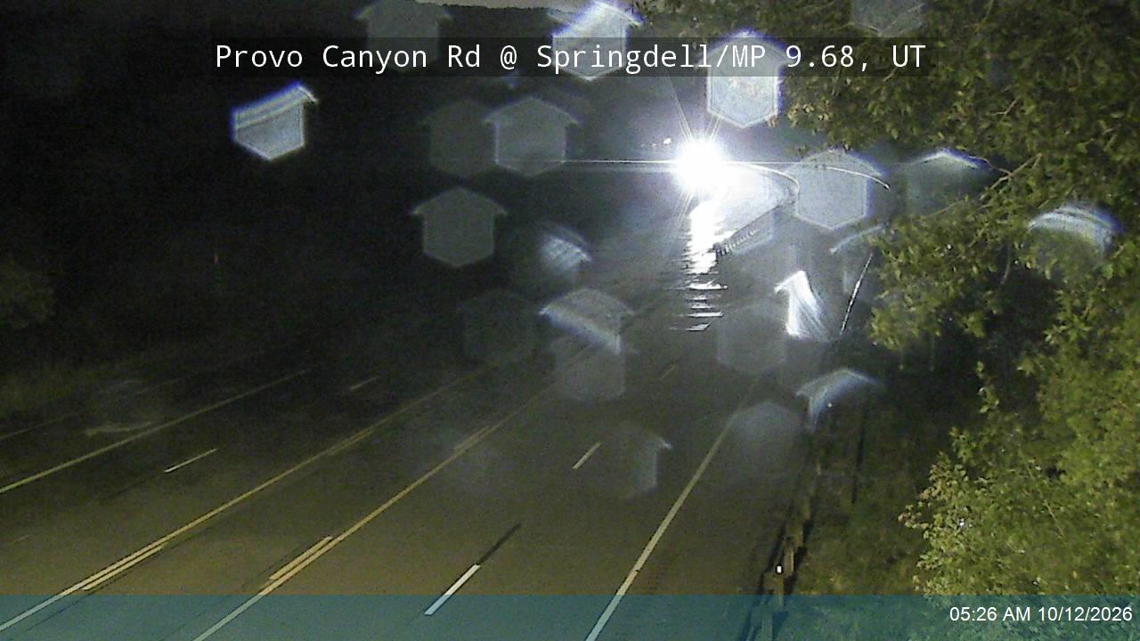 Provo Canyon Rd / US-189 @ Springdell / MP 9.68, UT