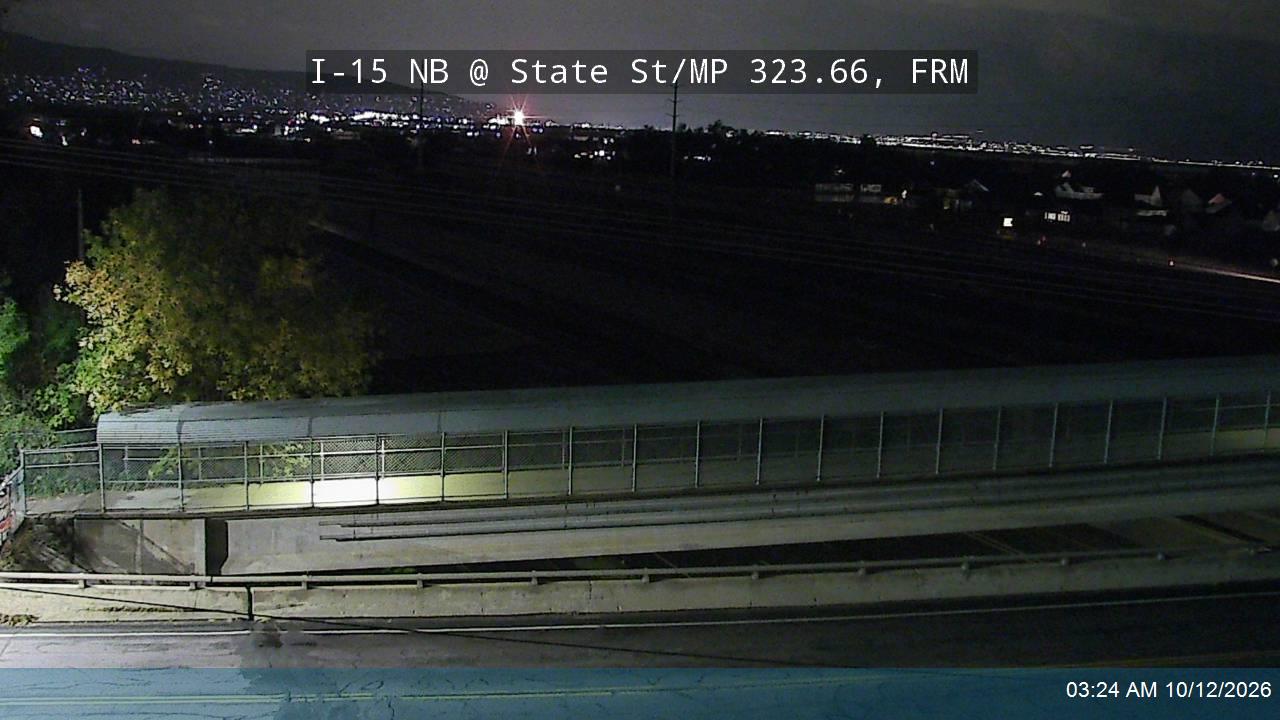 I-15 NB @ State St / MP 323.66, FRM