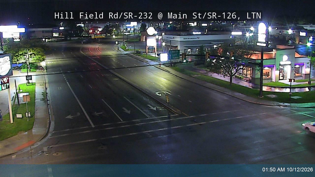 Hill Field Rd / SR-232 @ Main St / SR-126, LTN
