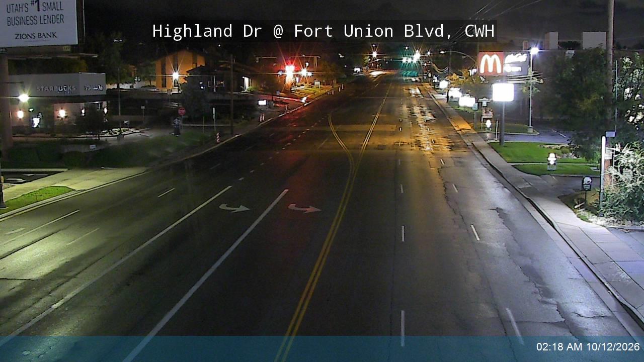 Highland Dr / 2000 E @ Fort Union Blvd / 7000 S, CWH