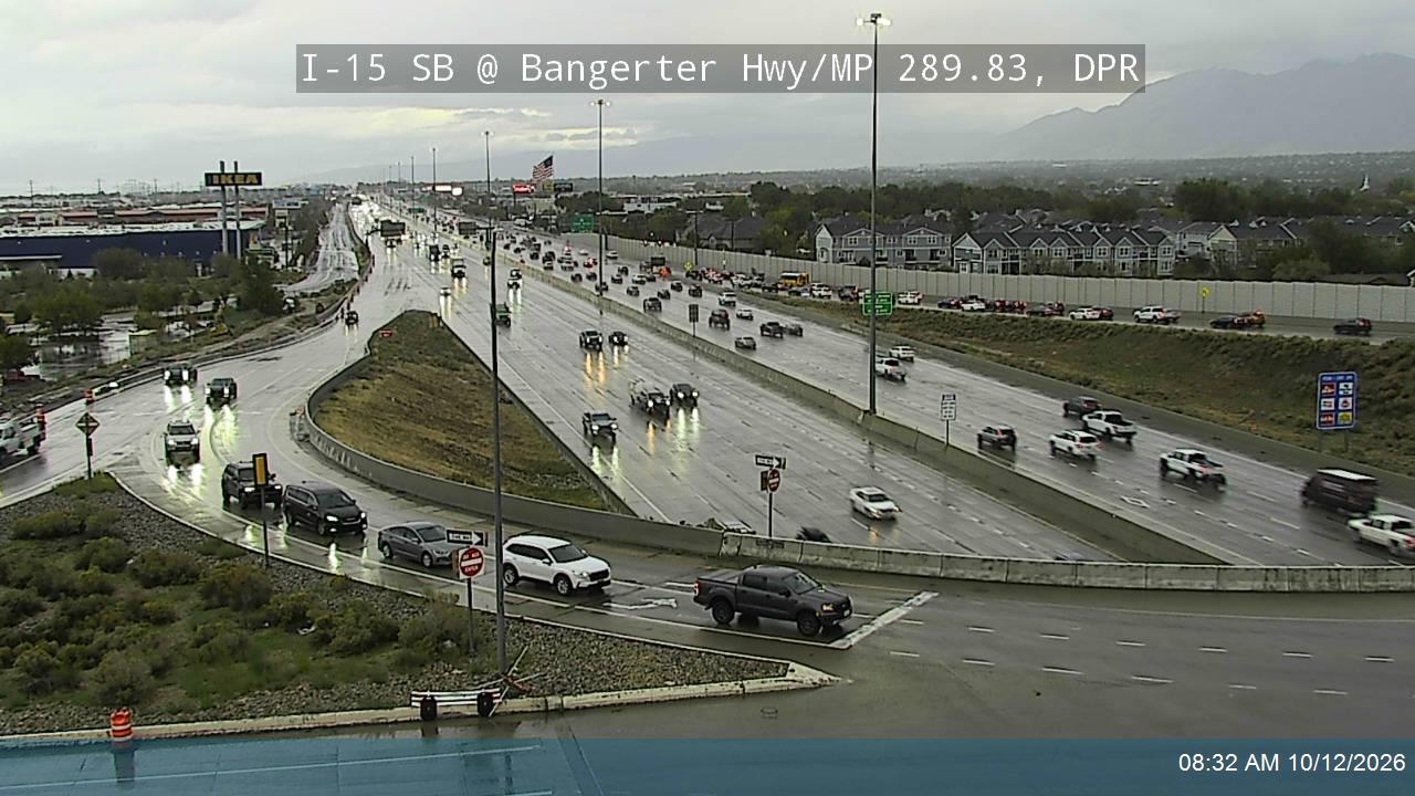 I-15 SB @ Bangerter Hwy / SR-154 / MP 289.83, DPR