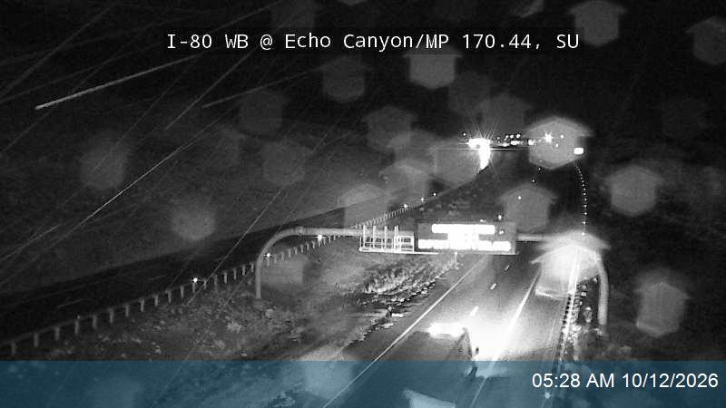 I-80 WB @ Echo Canyon / MP 170.44, SU