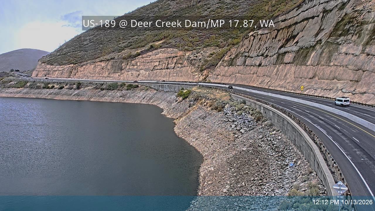 US-189 @ Deer Creek Dam / MP 17.87, WA