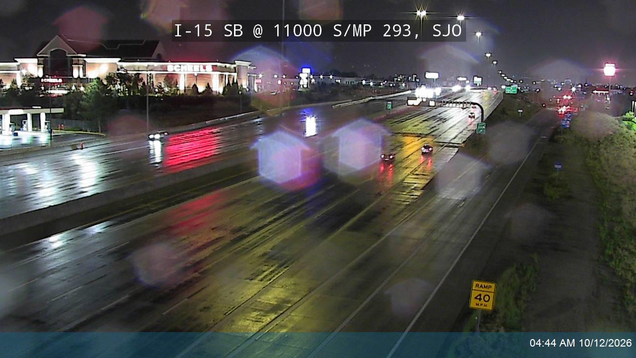 I-15 SB @ 11000 S / MP 293, SJO