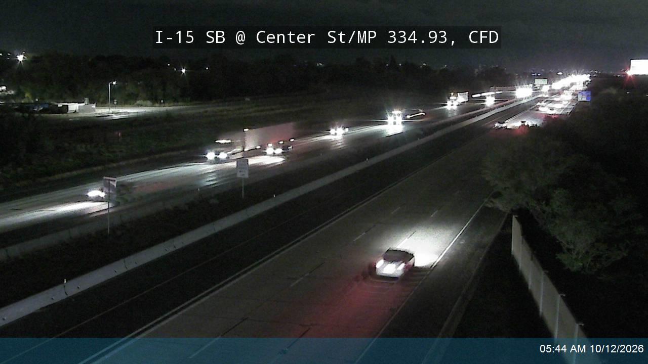 I-15 SB @ Center St / MP 334.93, CFD