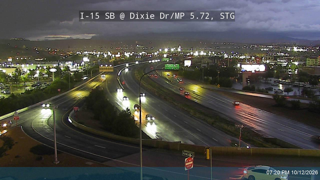 I-15 SB @ Dixie Dr / MP 5.72, STG
