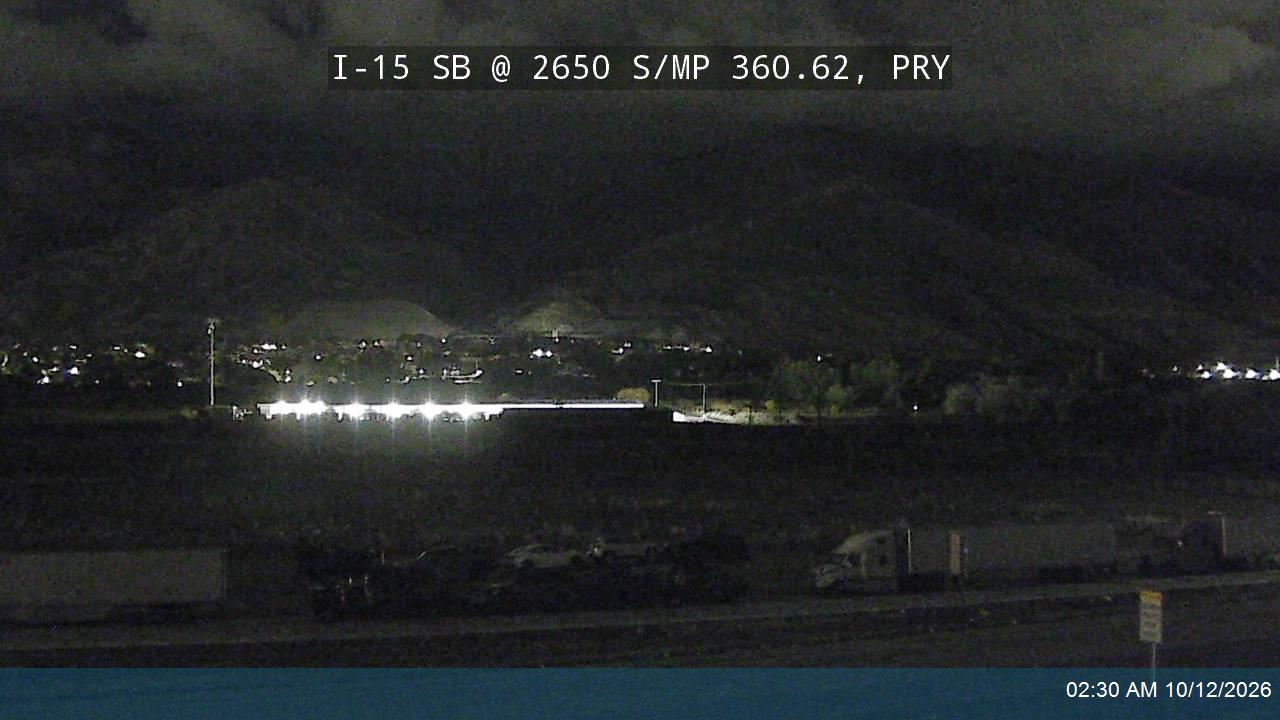 I-15 SB @ 2650 S / MP 360.62, PRY