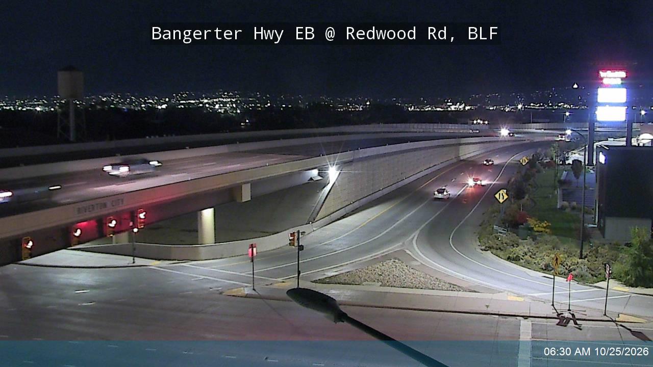 Bangerter Hwy / SR-154 EB @ Redwood Rd / SR-68, BLF