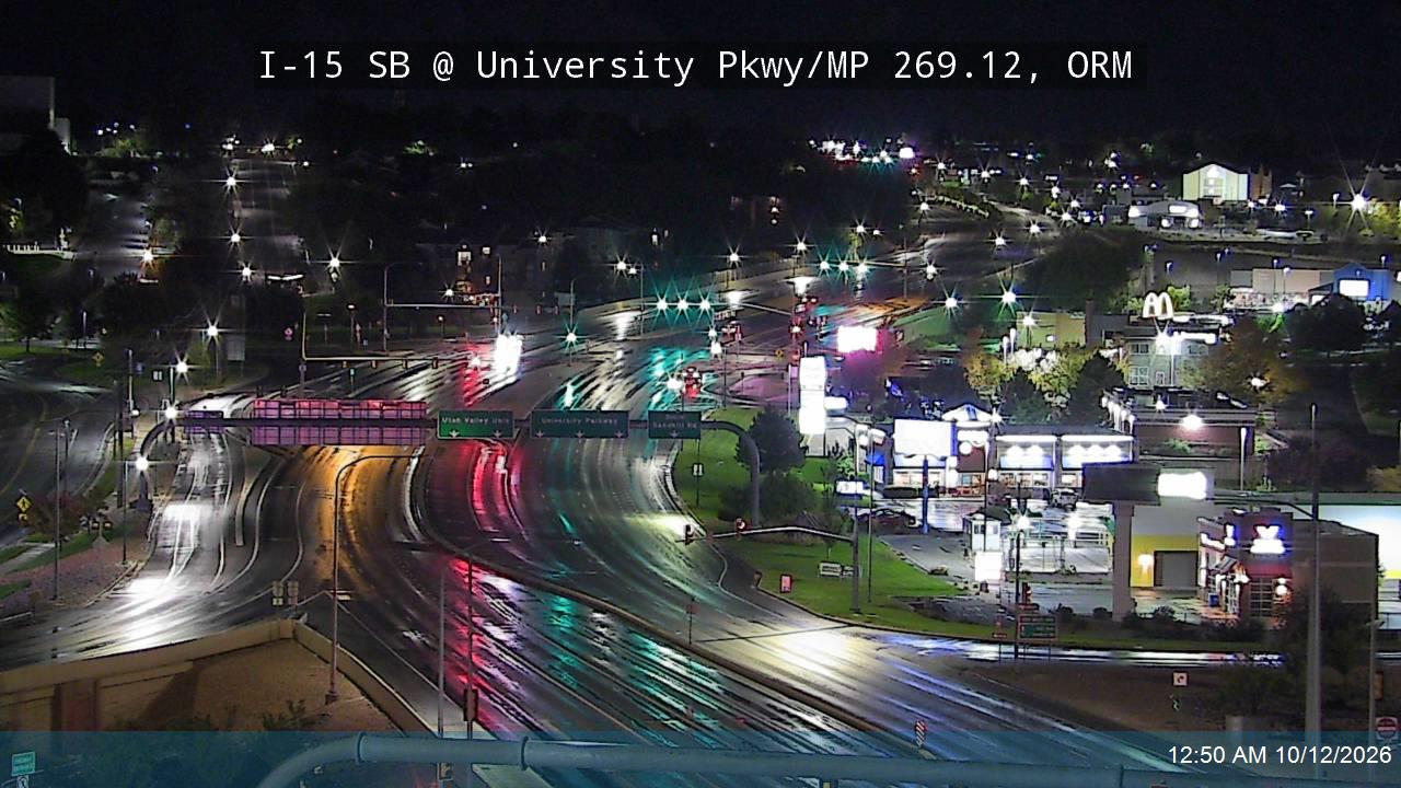 I-15 SB @ University Pkwy / SR-265 / MP 269.12, ORM