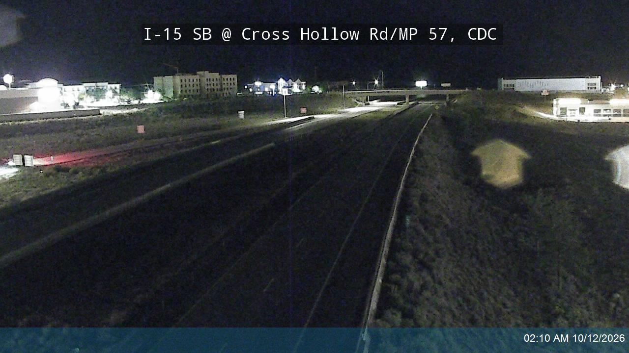 I-15 SB @ Cross Hollow Rd / MP 57, CDC