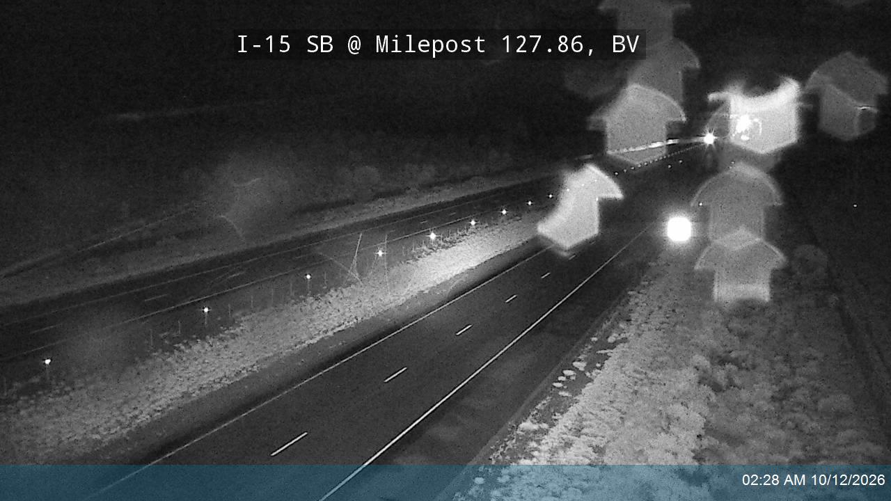 I-15 SB @ Milepost 127.86, BV