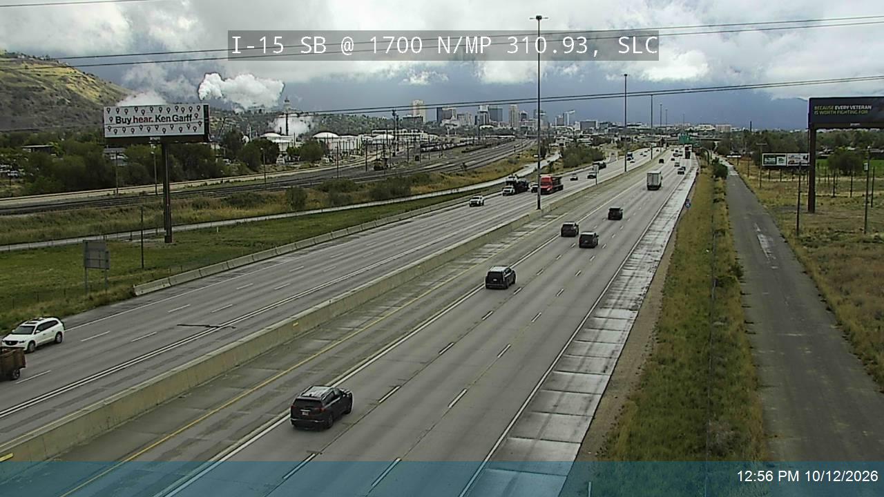 I-15 SB @ 1700 N / MP 310.93, SLC