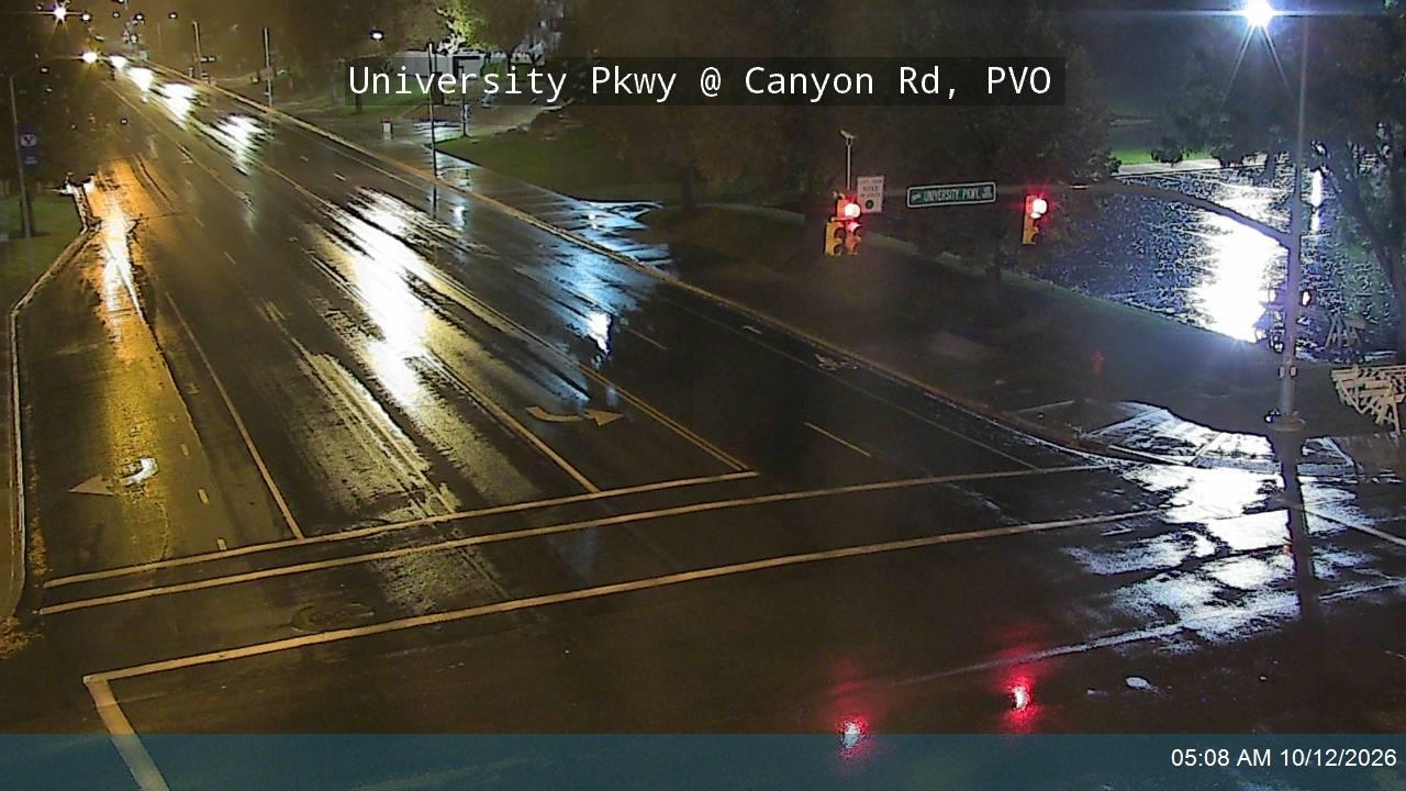 University Pkwy / 1650 N @ Canyon Rd / 150 E, PVO