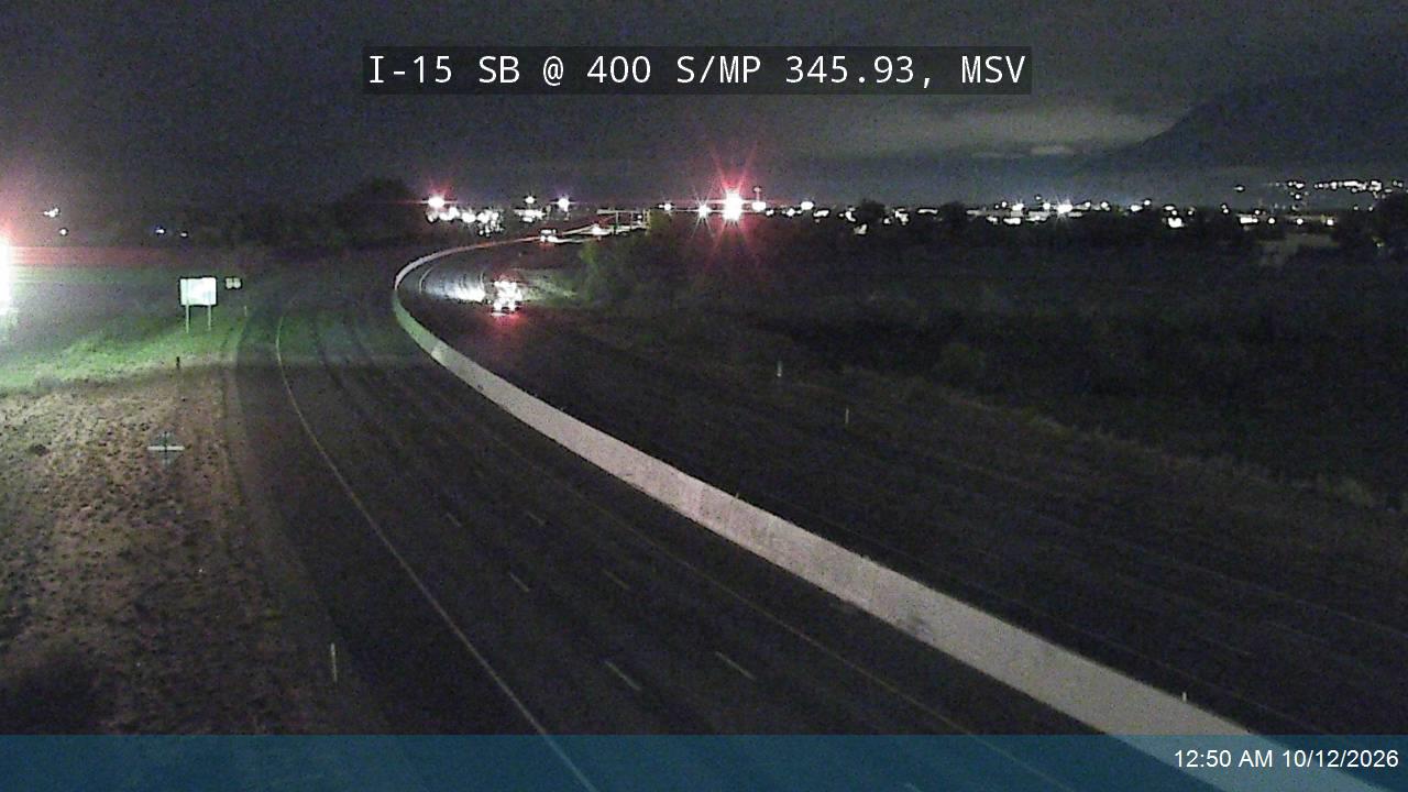 I-15 SB @ 400 S / MP 345.93, MSV