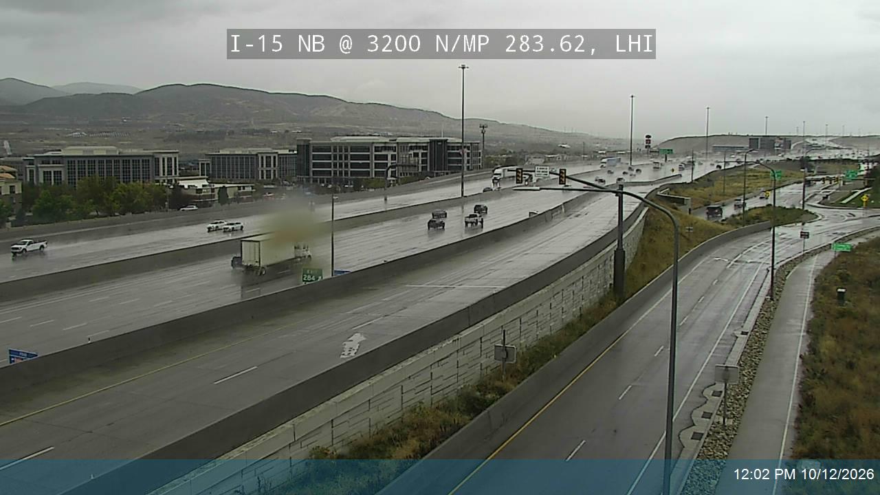I-15 NB @ 3200 N / MP 283.62, LHI
