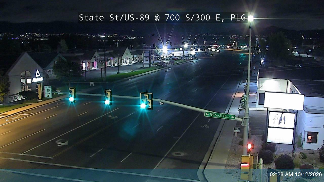 State St / US-89 @ 700 S / 300 E, PLG