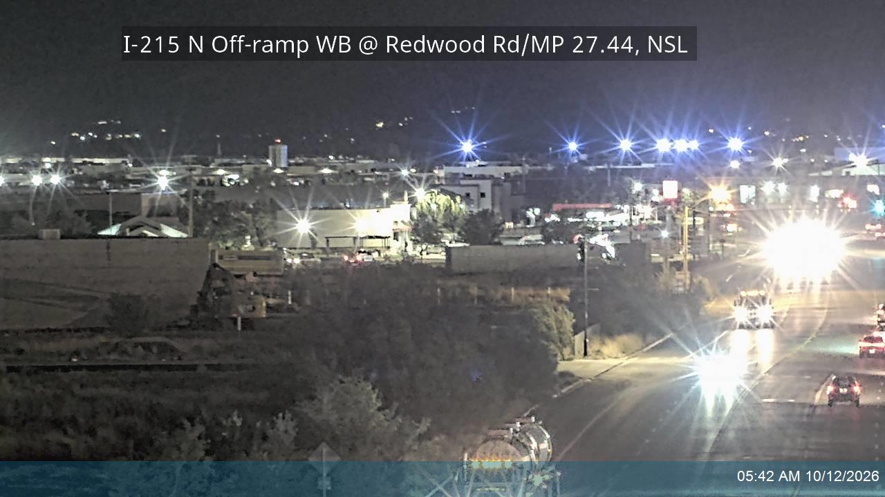 I-215 N Off-ramp WB @ Redwood Rd / SR-68 / MP 27.44, NSL