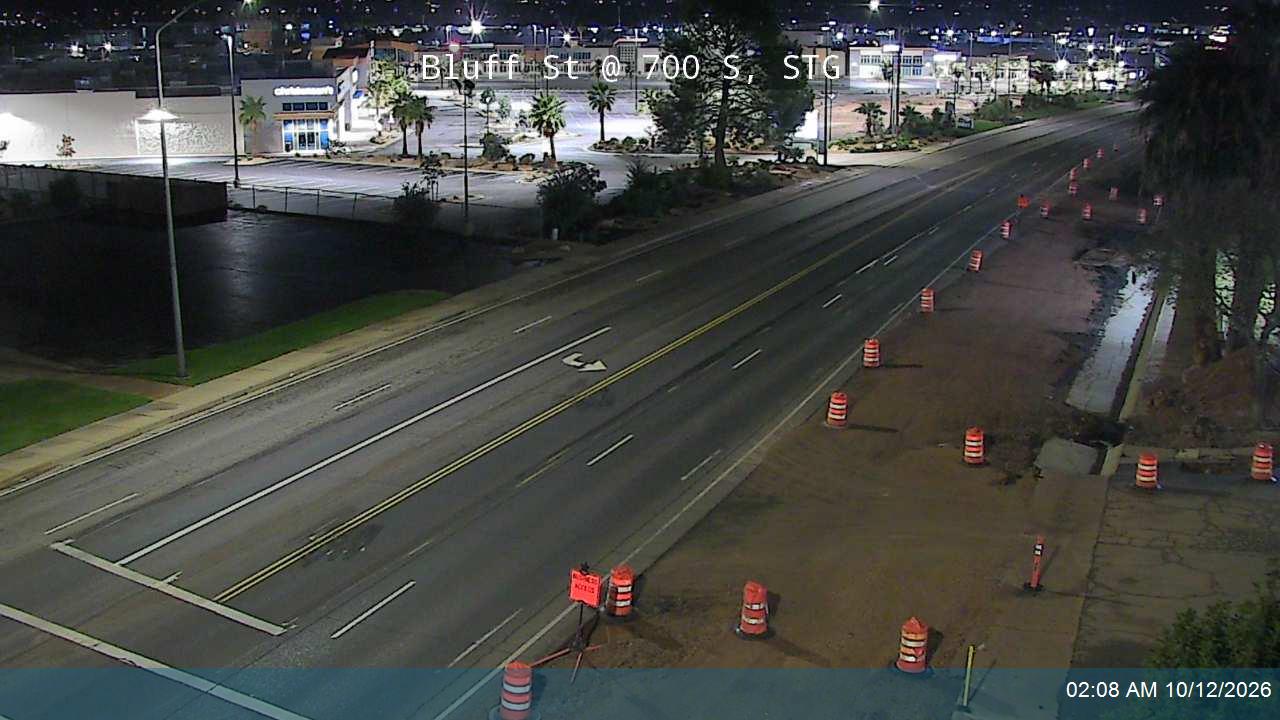 Bluff St / SR-18 @ 700 S, STG