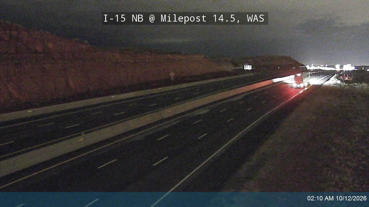 I-15 NB @ Milepost 14.5, WAS