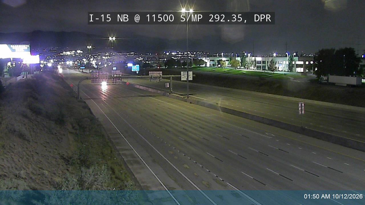 I-15 NB @ 11500 S / MP 292.35, DPR