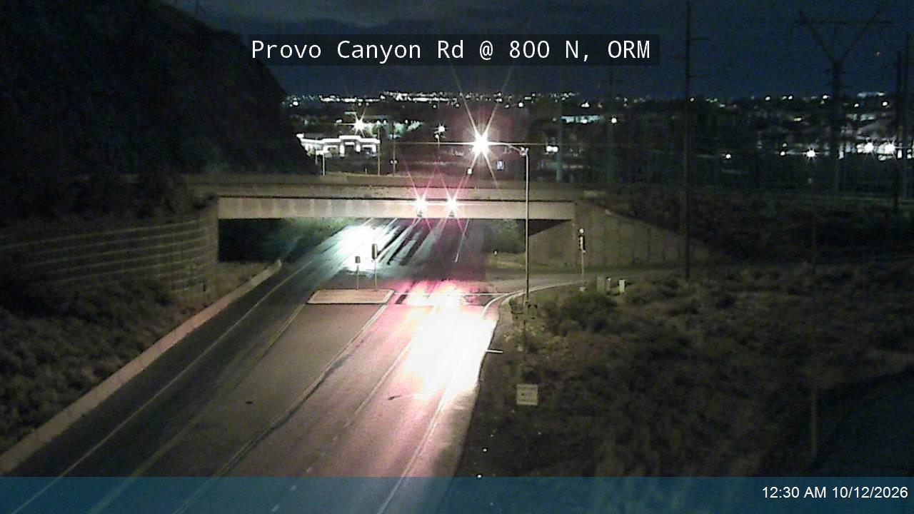 Provo Canyon Rd / US-189 @ 800 N / SR-52, ORM