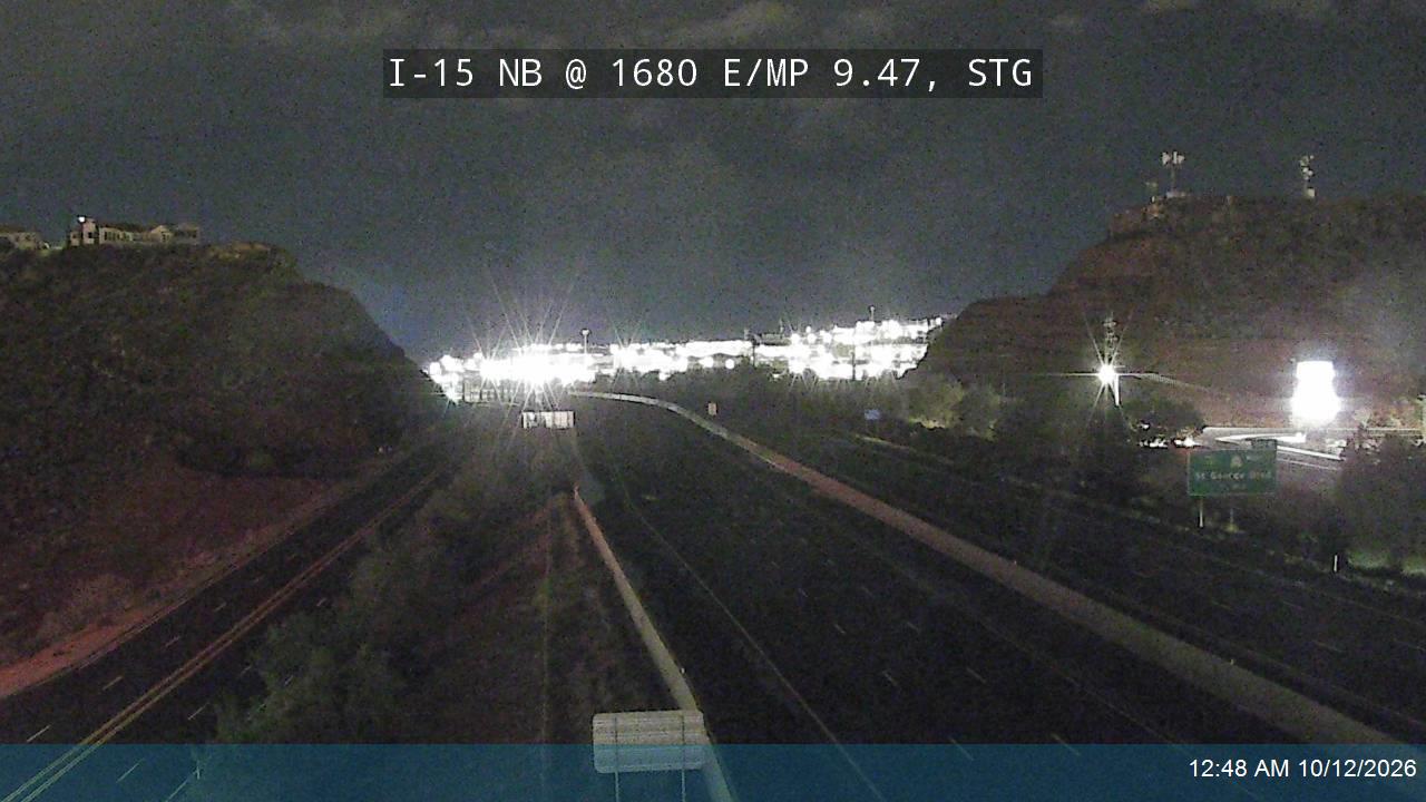 I-15 NB @ 1680 E / MP 9.47, STG