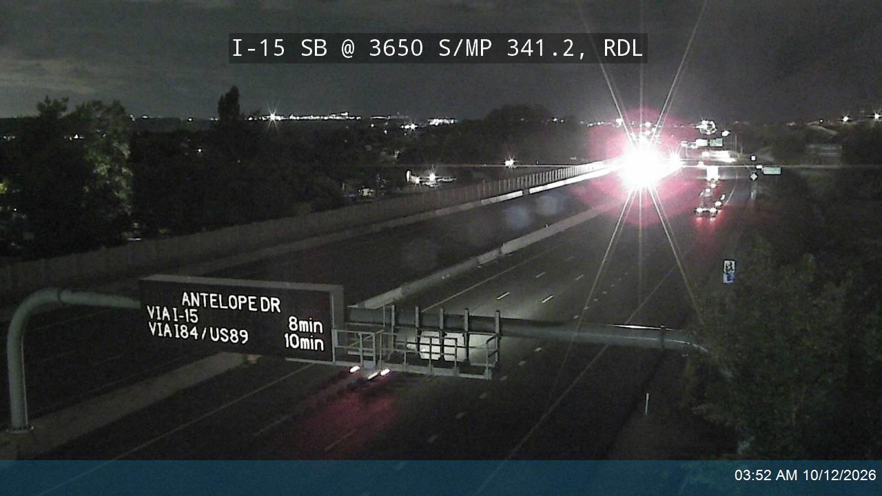 I-15 SB @ River Valley Dr / 3650 S / MP 341.2, RDL