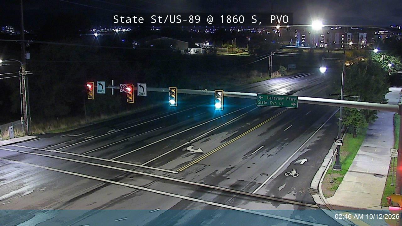 State St / US-89 @ 1860 S / Slate Canyon Dr, PVO