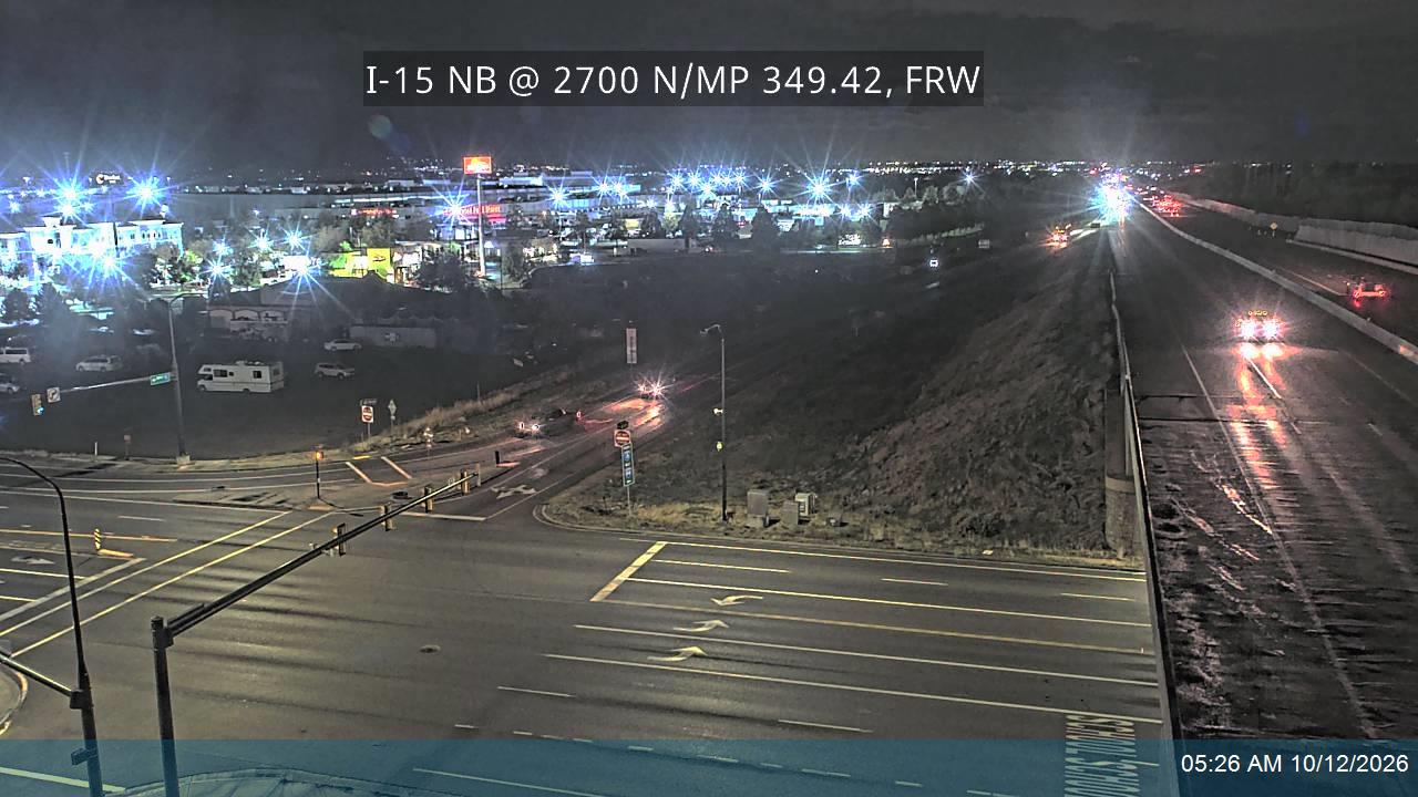 I-15 NB @ 2700 N / SR-134 / MP 349.42, FRW