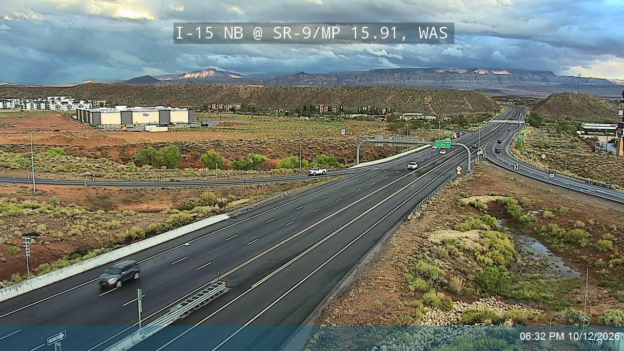 I-15 NB @ State St / SR-9 / MP 15.91, WAS