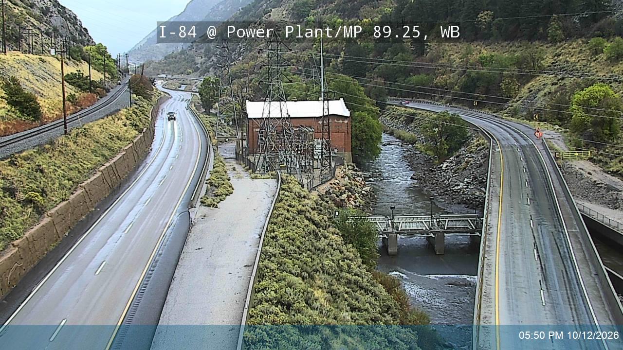I-84 / Weber Canyon @ Power Plant / MP 89.25, WB