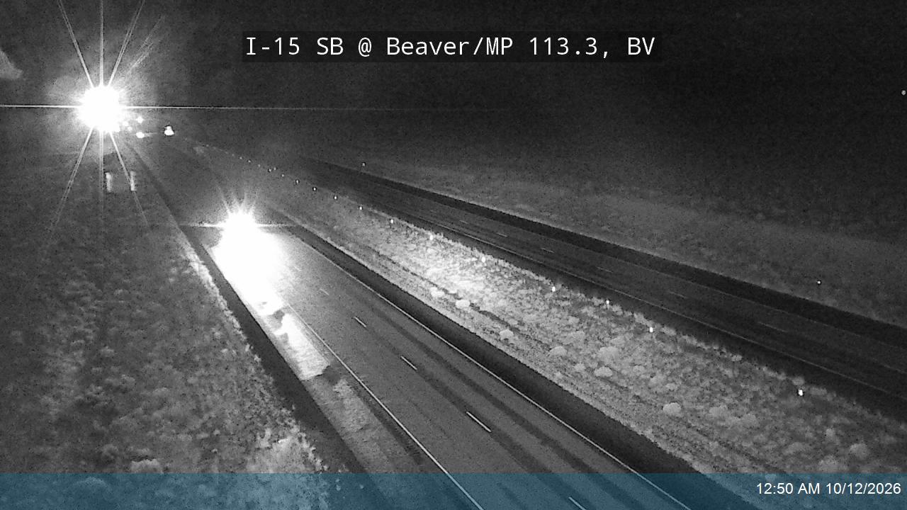 I-15 SB @ Beaver / MP 113.3, BV