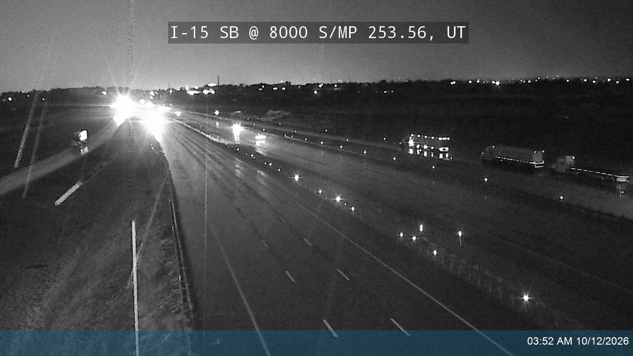 I-15 SB @ 8000 S / SR-164 / MP 253.56, UT