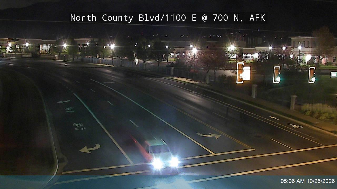 North County Blvd / 1100 E / SR-129 @ 700 N, AFK